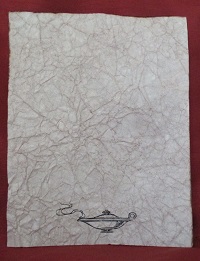 Aladdin's Magic Lamp - Antiqued Paper